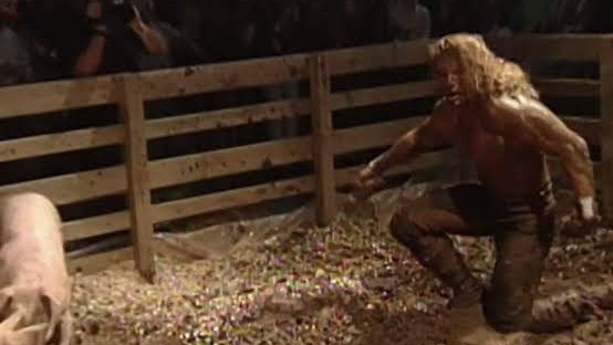 Triple H Hog Pen Match WWE